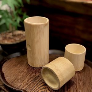 竹製　徳利酒器セット