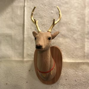 一刀彫掛け飾り『神鹿』