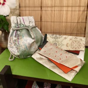 帯地袋もの『蘭』『小袖』