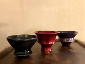 秋色の器🍂　木製ぐい呑『SAKE CUP』