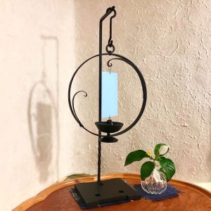 鉄のオブジェ(風鈴・燭台・花器)『風の音』