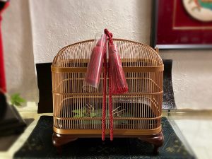 駿河竹千筋細工『大和虫籠(すずむし1対つき)』