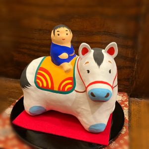 2026年迎春🐎　はりこ干支人形『馬と童』