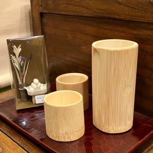 月見酒🎑に　竹製『徳利酒器セット』
