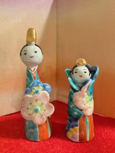 九谷焼『立ち雛飾り』
